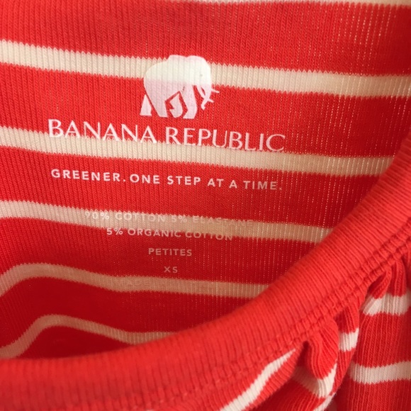 Banana Republic Coral & Cream Stripe Cami - Picture 3 of 3